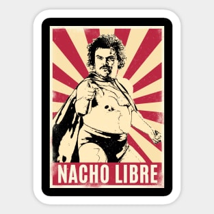 Retro Vintage Nacho Libre Sticker